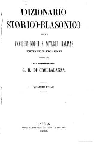 Dizionario Storico Blasonico